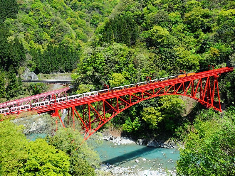 黒部峡谷鉄道（トロッコ電車）