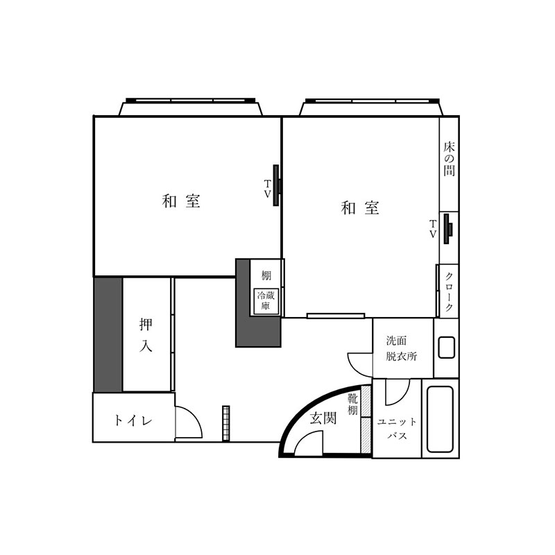 琴音・鈴音 間取り図